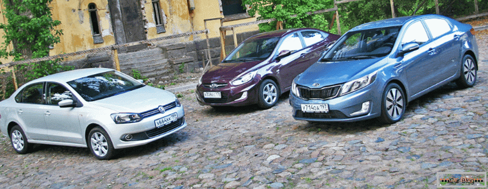 Limousine VW Polo, Hyundai Solaris, Kia Rio