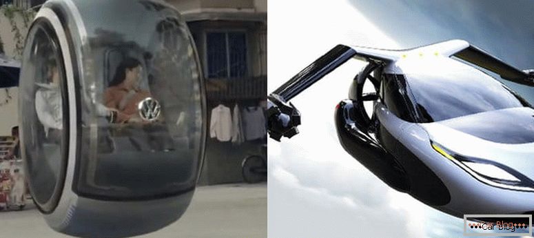 fliegende Autos der Zukunft