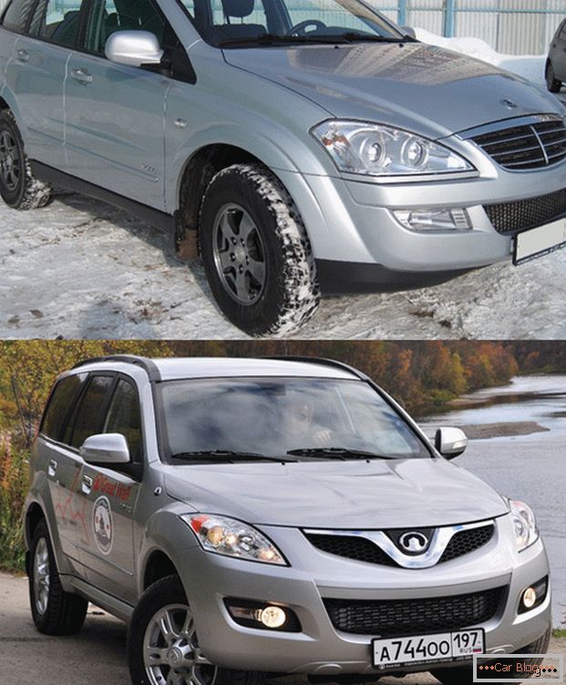 Autos Great Wall Hover H5 und SsangYong Kyron - moderne SUVs asiatischer Hersteller