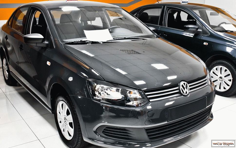 Das Aussehen des Autos Volkswagen Polo