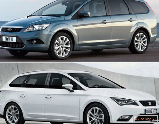 Vergleich von Ford Focus Wagon und Seat Leon ST FR