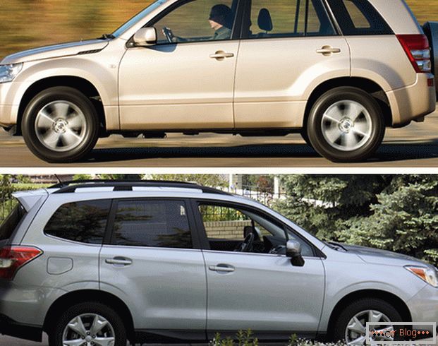 Suzuki Grand Vitara und Subaru Forester sind beliebte japanische Crossovers