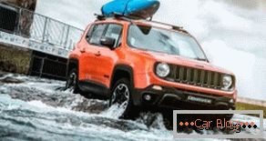 Jeep Renegade nimmt am Rafting teil 3
