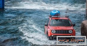 Jeep Renegade nimmt am Rafting teil 2