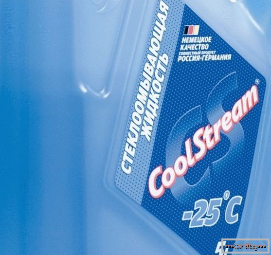 Coolstream - in Russland produzierte Windschutzscheibenflüssigkeit
