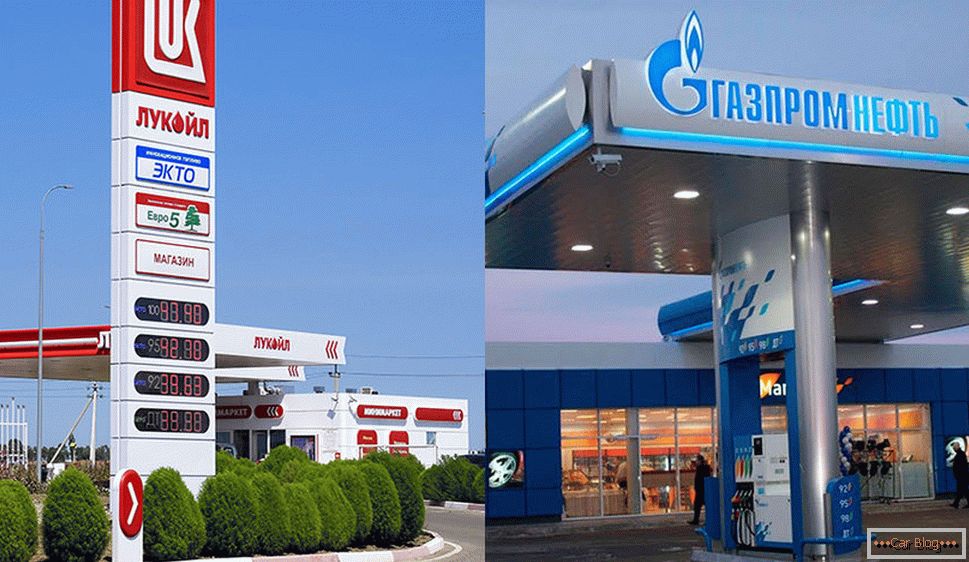 Welche Tankstelle ist besser: Lukoil oder Gazpromneft