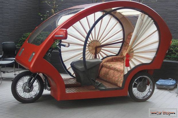 Meguru - Elektroauto aus Bambus und Papier