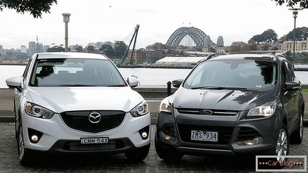 Ford Kuga oder Mazda CX-5 haben im Vergleich gleiche Chancen zu gewinnen.