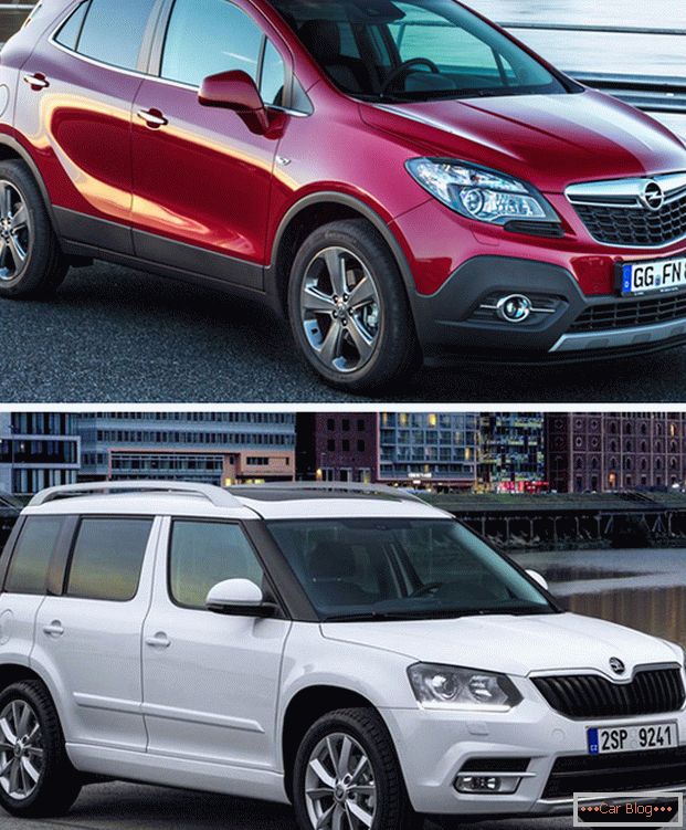 Несмотря на свои существенные различия, автомобили Opel Mokka und Skoda Yeti очень популярны среди автолюбителей