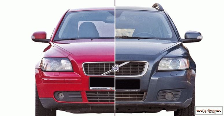 Volvo C40 vor und nach dem Umrüsten